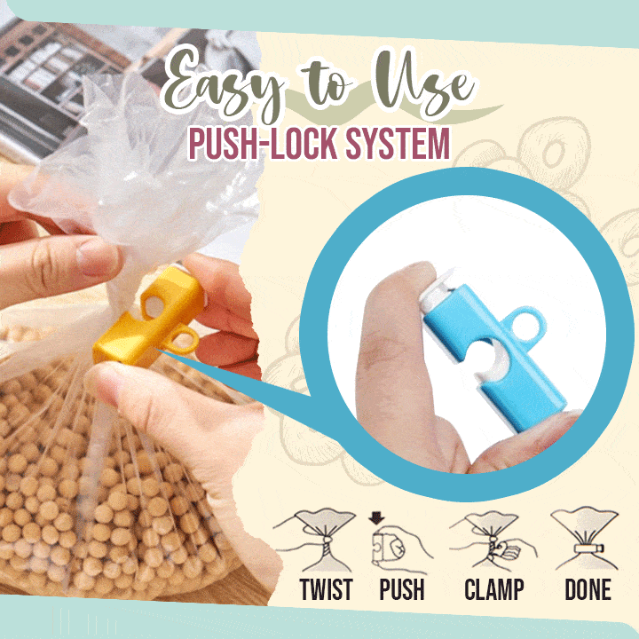 Universal Food Bag Sealer Clamp