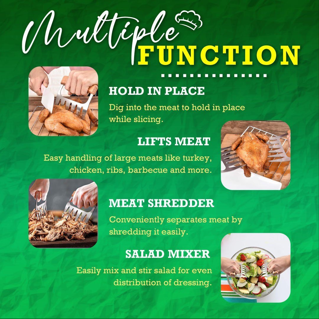 Kitchen Stainless Steel Meat Fork