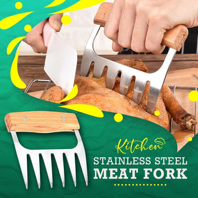 Kitchen Stainless Steel Meat Fork
