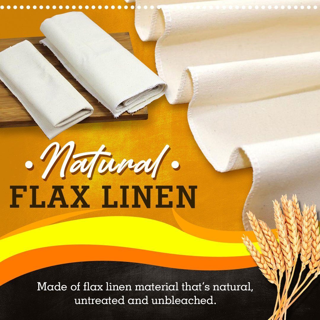 Linen Baguette Fermentation Cloth