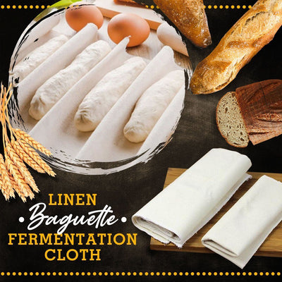 Linen Baguette Fermentation Cloth