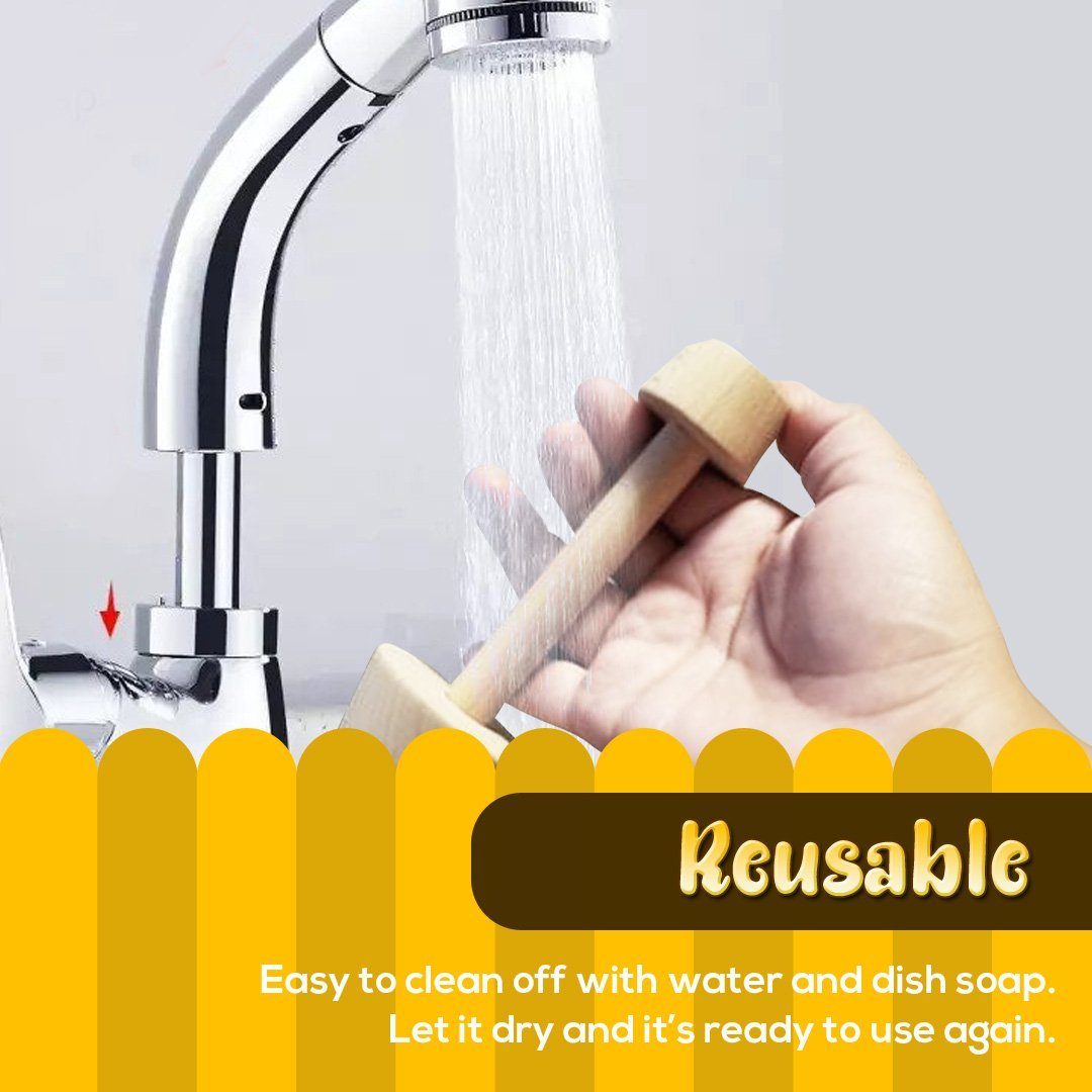 Versatile Wooden Pastry Tamper