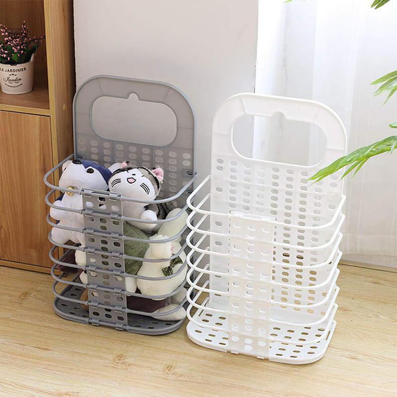 Wall Hanging Folding Hamper | Waterproof Clothes Storage Baskets