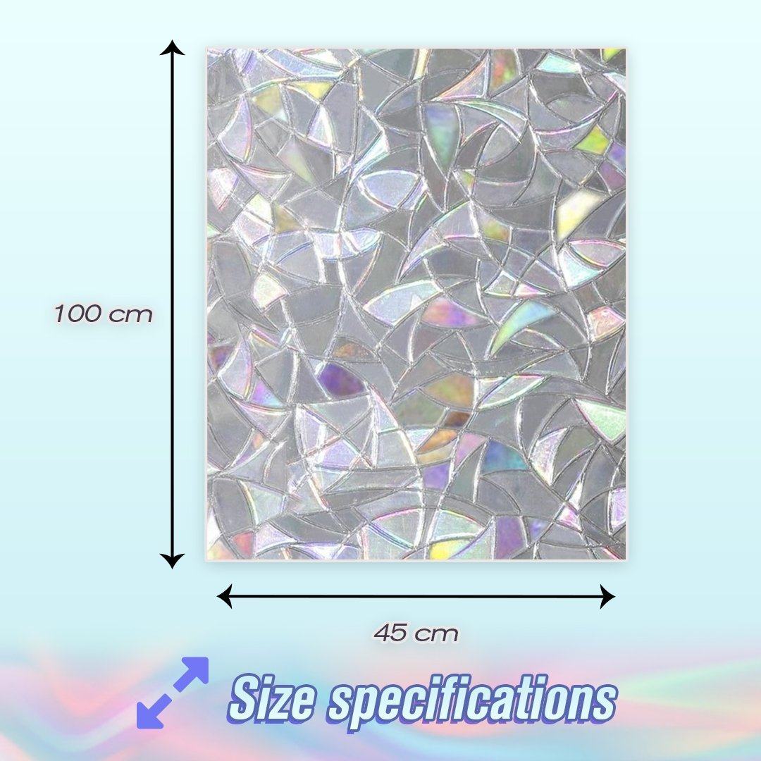 3D Rainbow Window Film