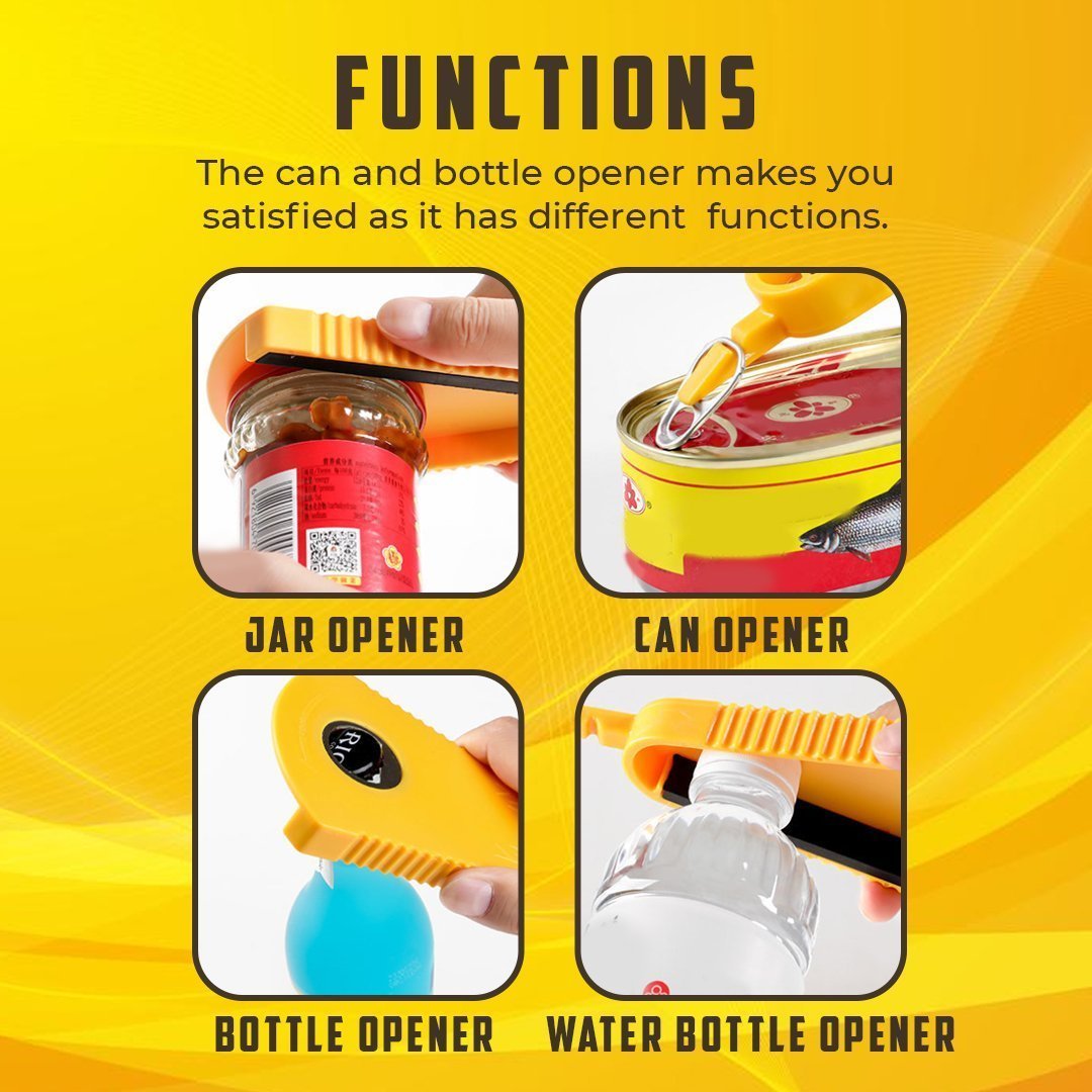 Multifunction Can and Bottle Opener