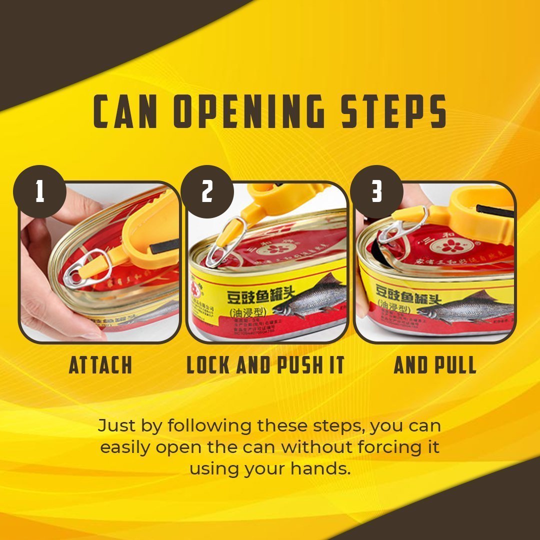 Multifunction Can and Bottle Opener