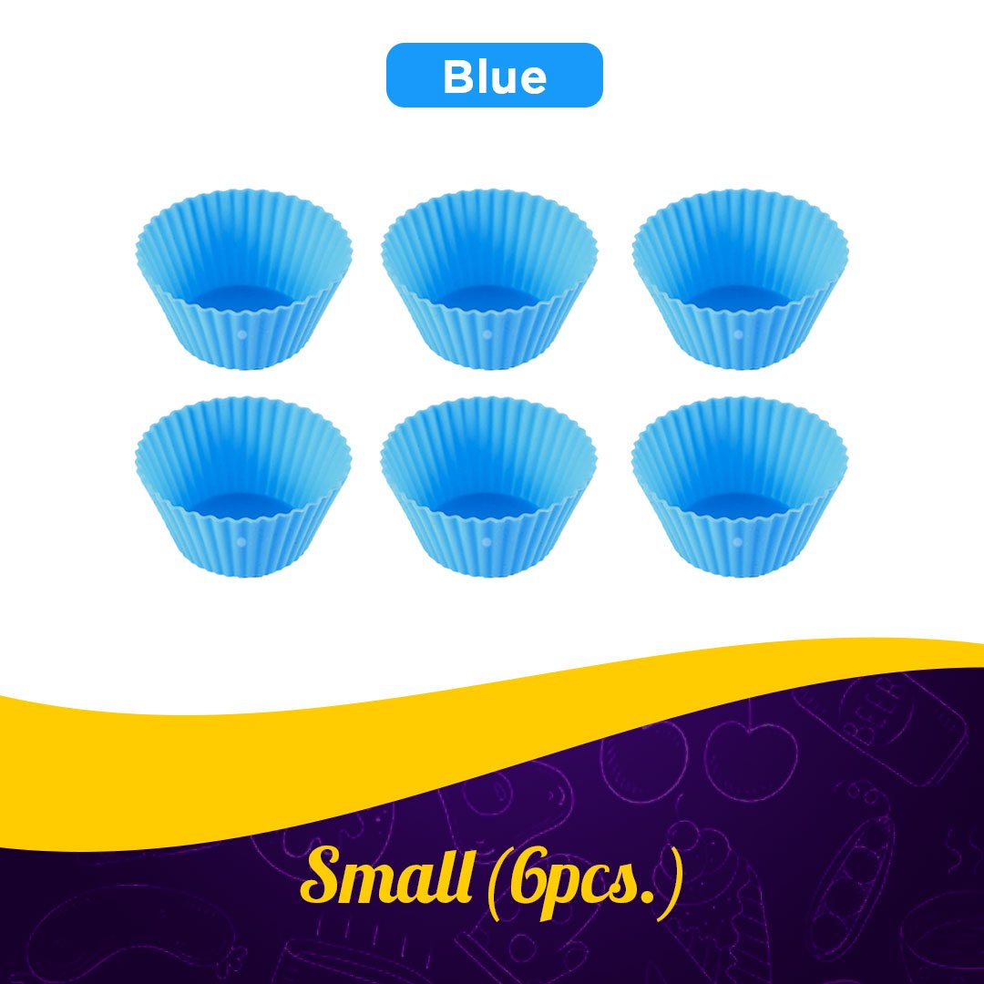 Reusable Silicon Baking Cups (6Pcs Set)