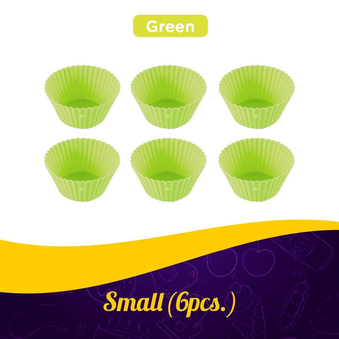 Reusable Silicon Baking Cups (6Pcs Set)