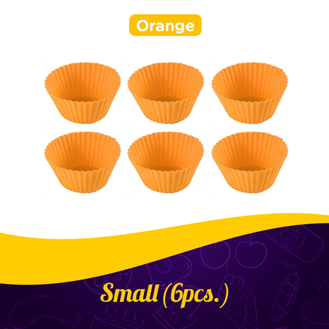 Reusable Silicon Baking Cups (6Pcs Set)