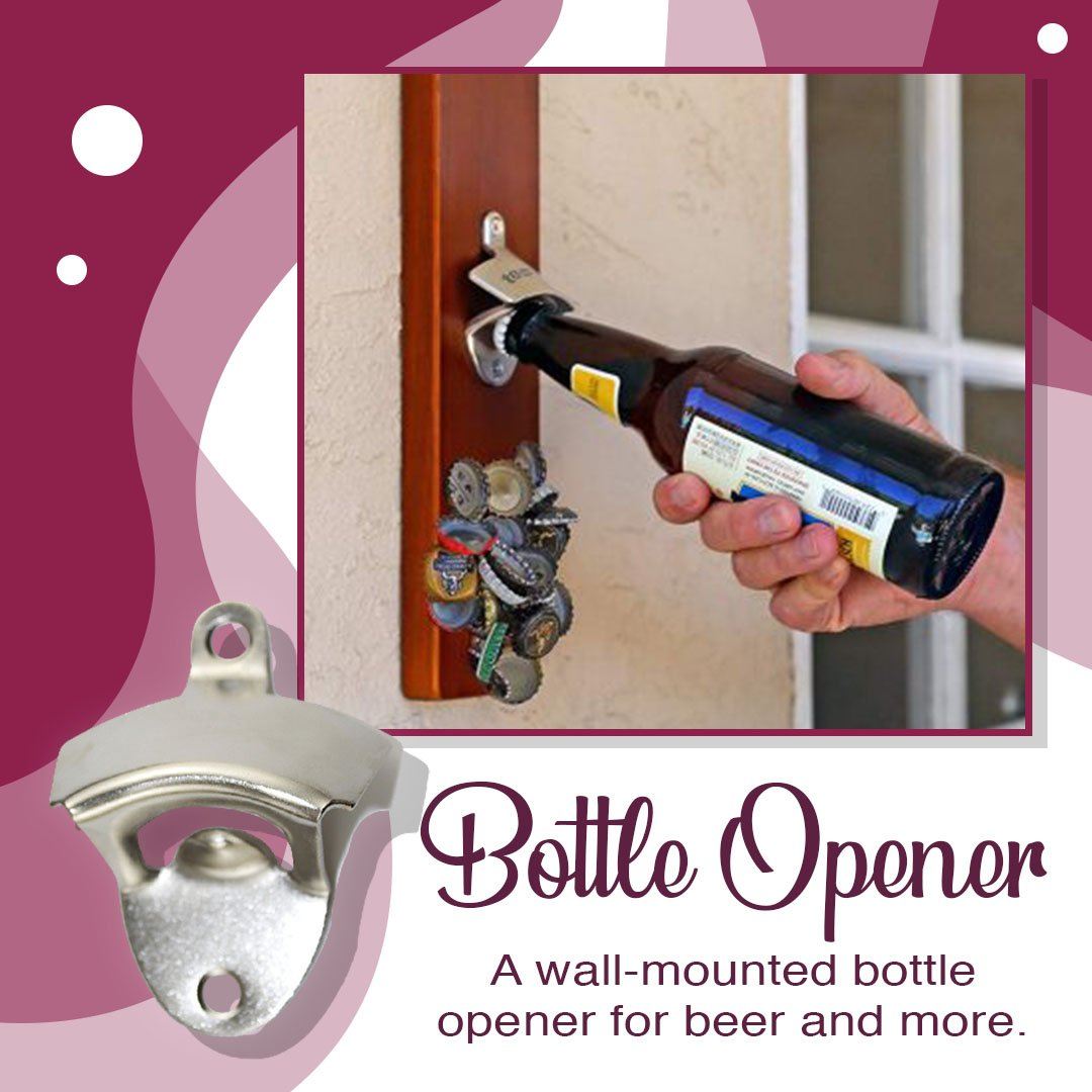 Wall Mounted Wine Beer Opener