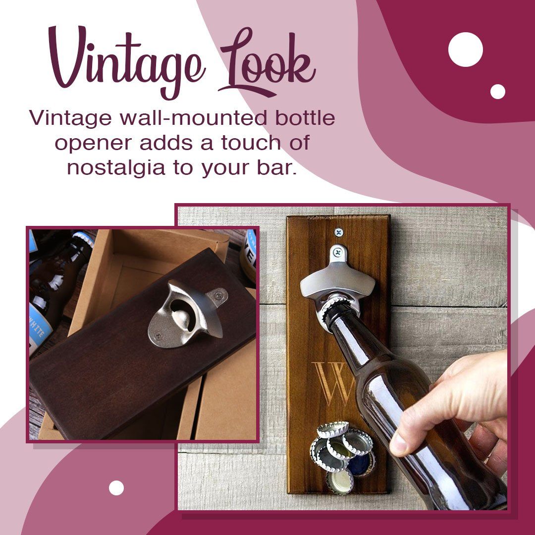 Wall Mounted Wine Beer Opener