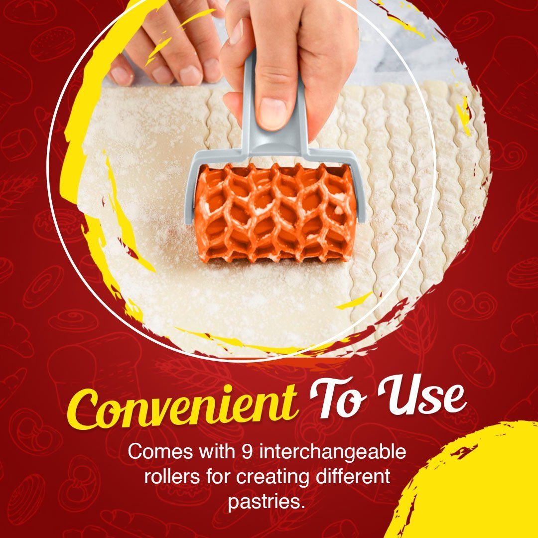 Interchangeable Pastry Roller