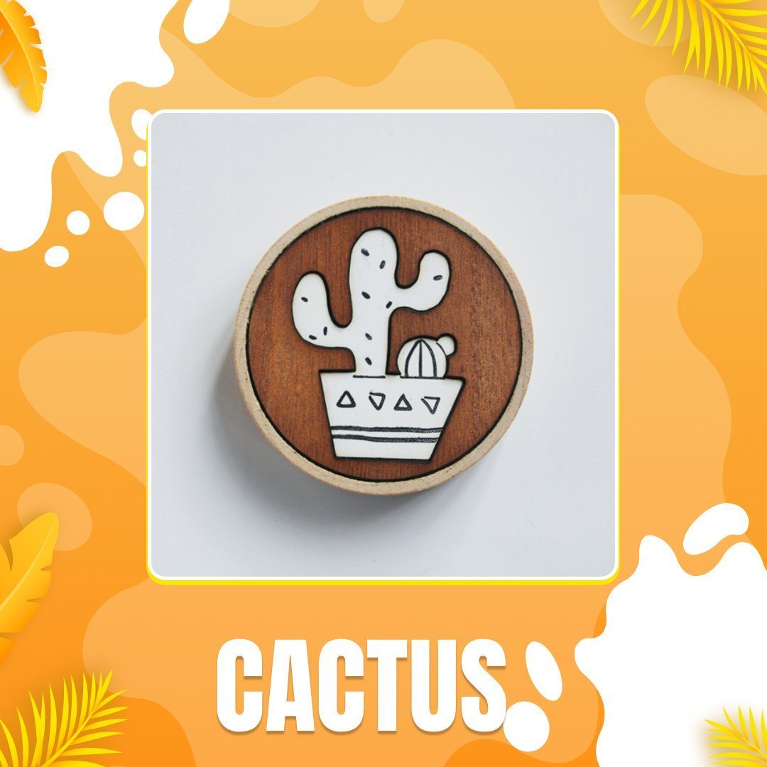 Wooden Bottle Opener & Refrigerator Stickers