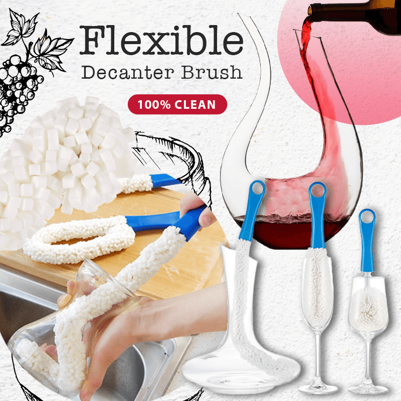 Flexible Decanter Cleaner Brush