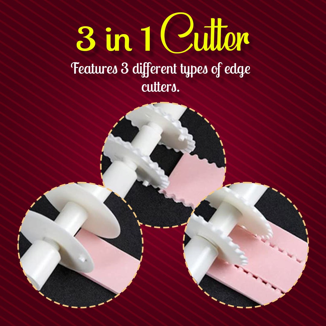 Fondant Multi-Ribbon Cutter Tool