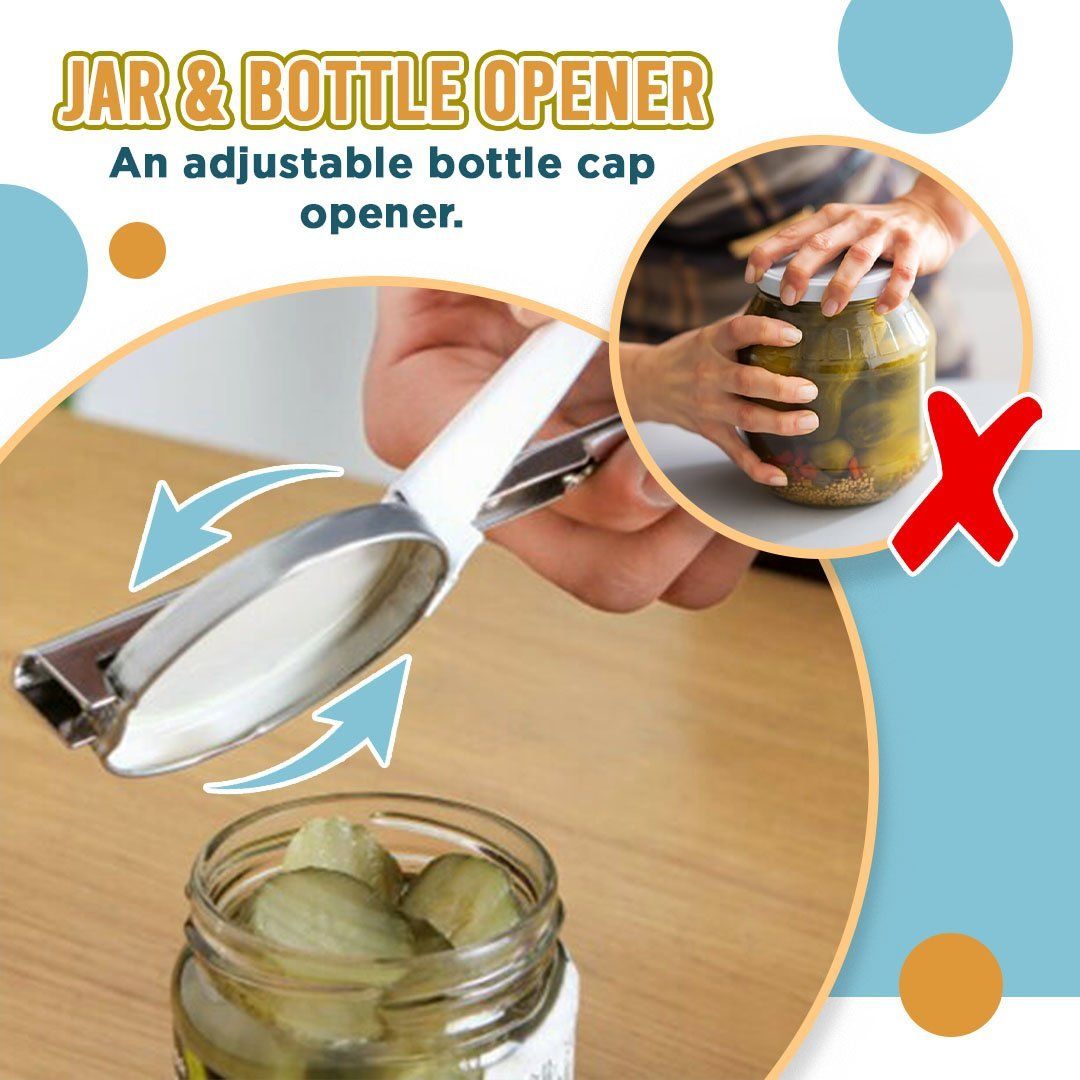 EasyOpener™ Adjustable Jar & Bottle Opener