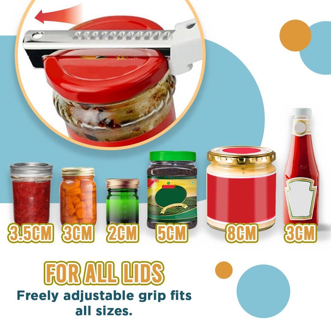 EasyOpener™ Adjustable Jar & Bottle Opener