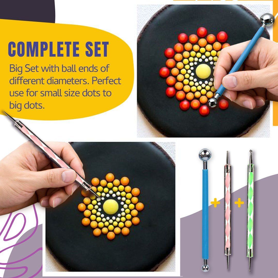 Mandala Cake Dotting Pen Tool Set(9pcs/Set)