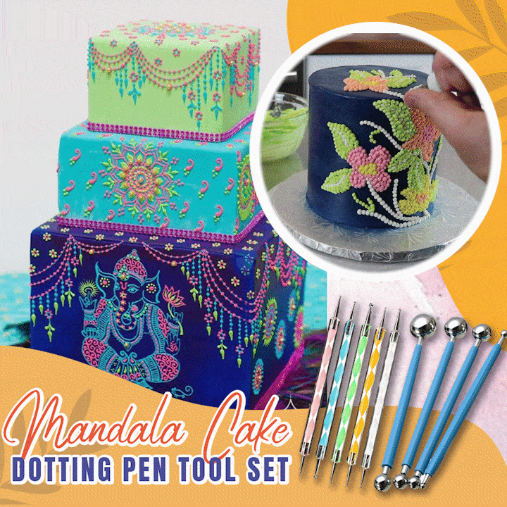 Mandala Cake Dotting Pen Tool Set(9pcs/Set)