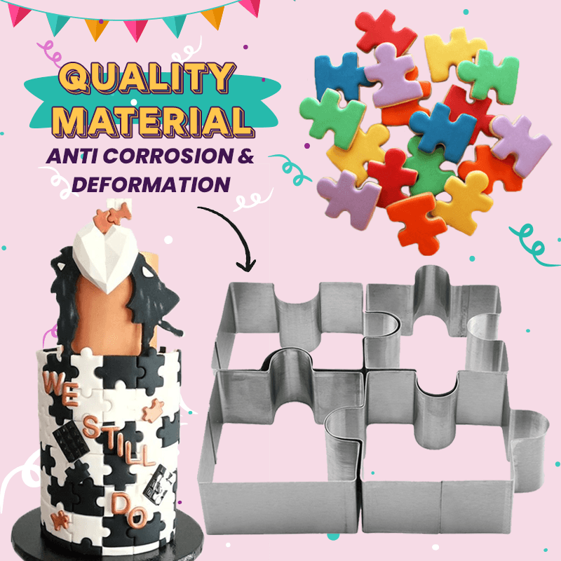 Puzzle Cake Cutter (4pc Set)