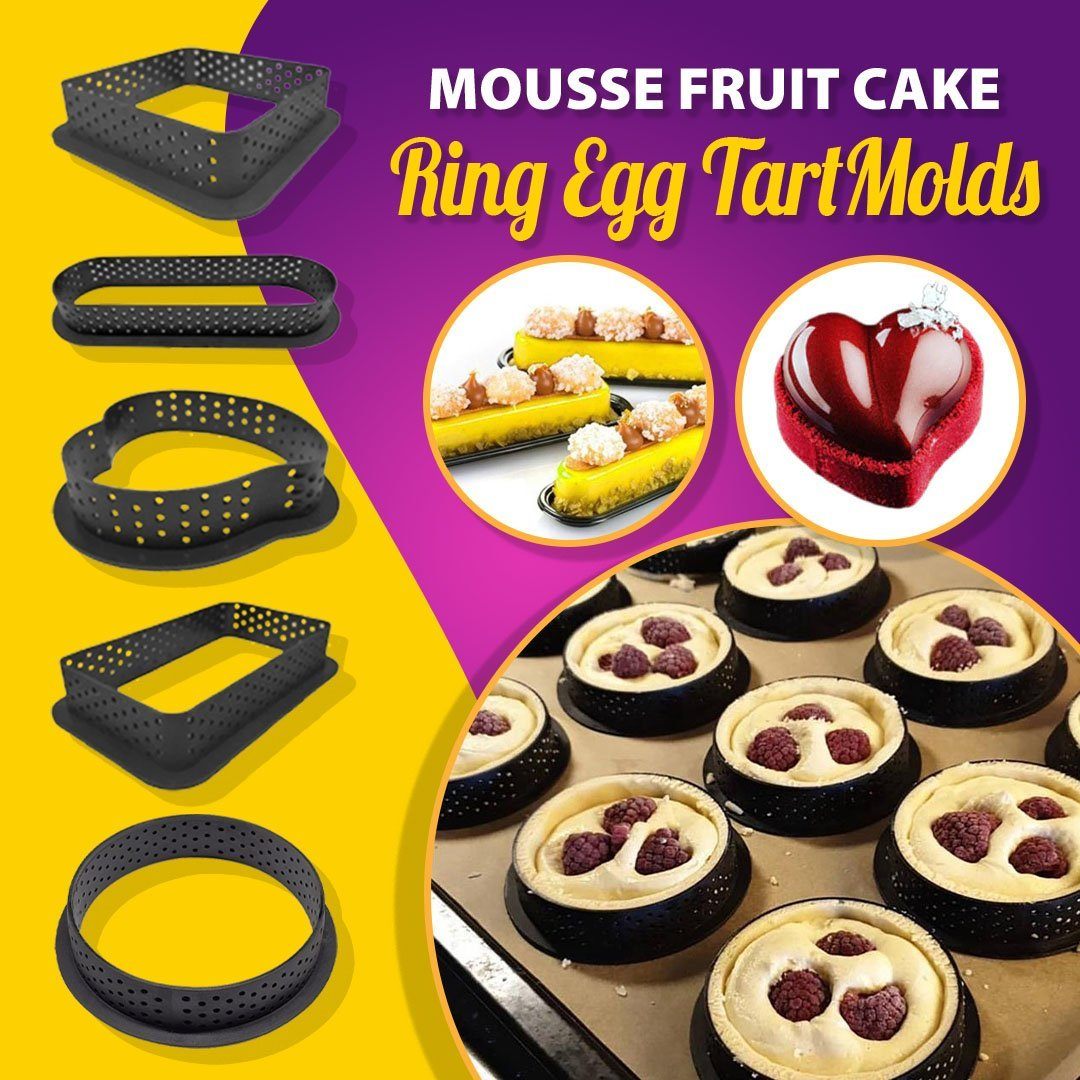 Mousse Fruit Cake Ring Egg Tart Molds