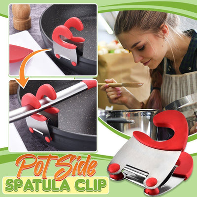 Pot Side Spatula Clip