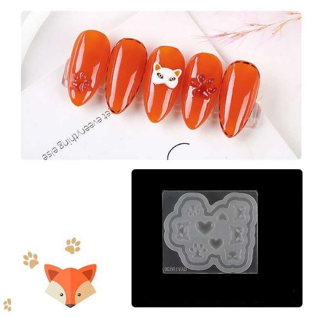 3D Nail Decal Mold