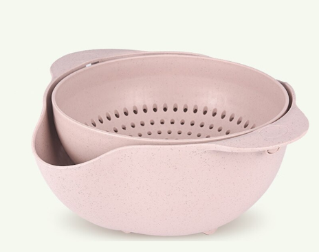 Multi-Functional Rotating Draining Colander
