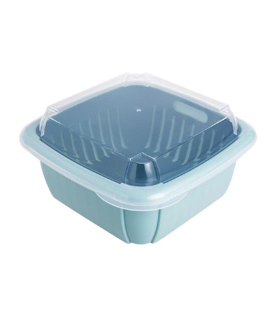 Double Layer Drain Storage Basket