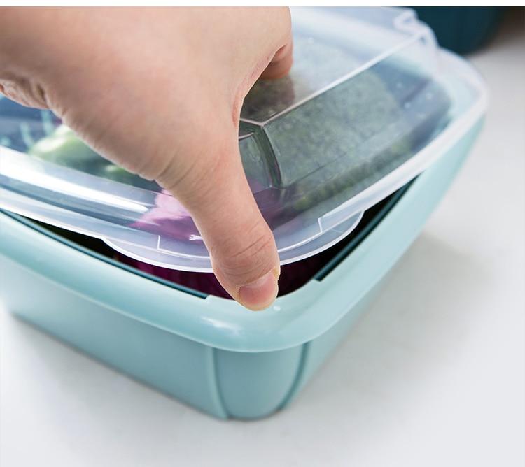 Double Layer Drain Storage Basket