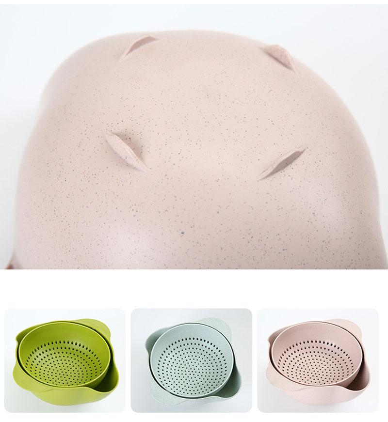Multi-Functional Rotating Draining Colander