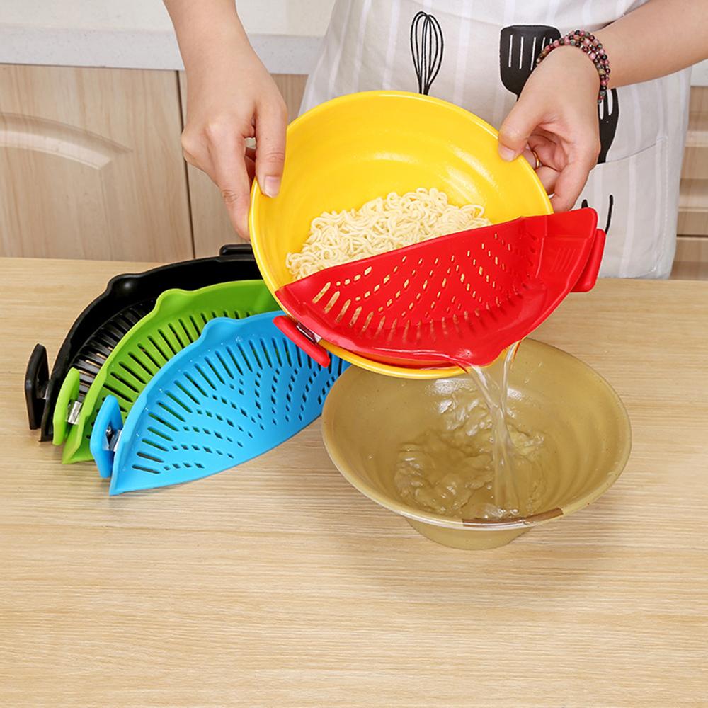 Silicone Clip on Strainer