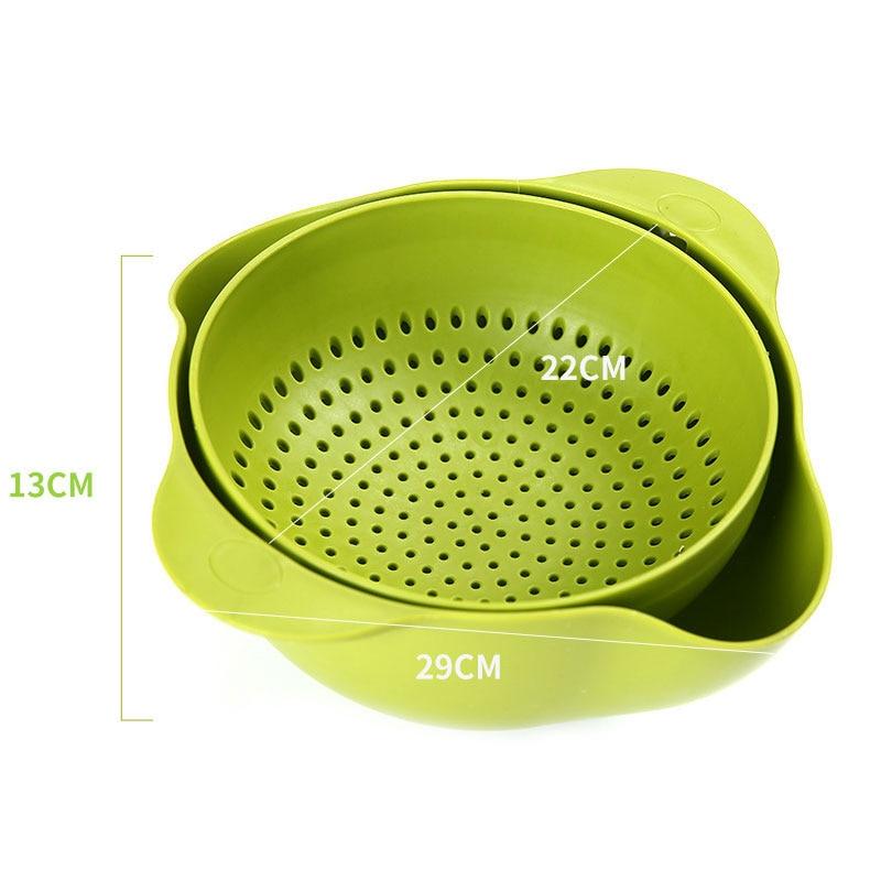 Multi-Functional Rotating Draining Colander