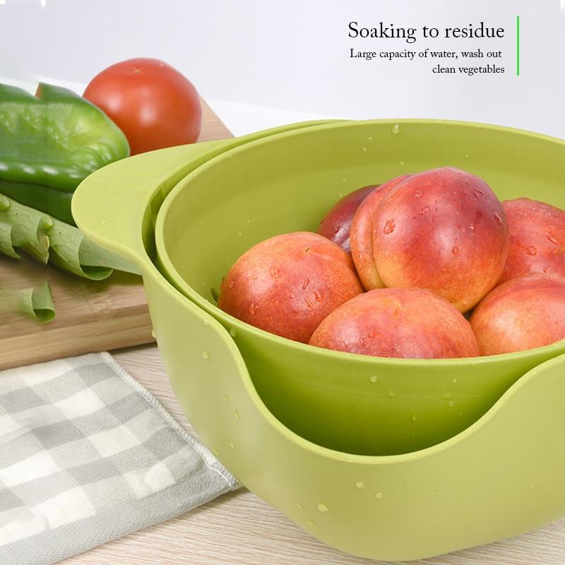 Multi-Functional Rotating Draining Colander