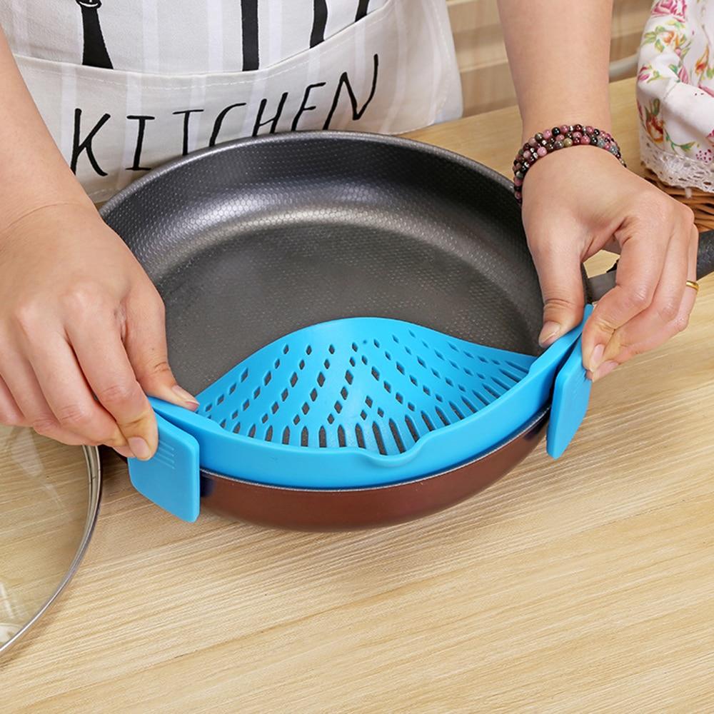 Silicone Clip on Strainer