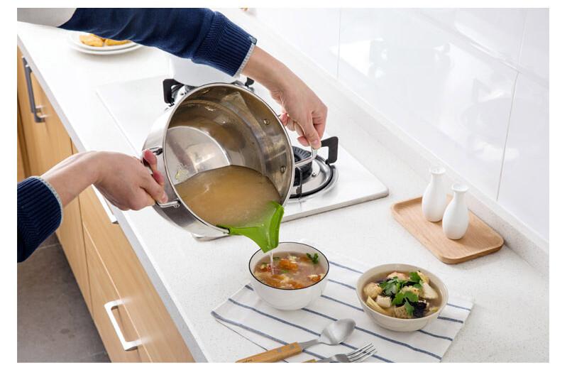 Anti-Spill Kitchenware Deflector