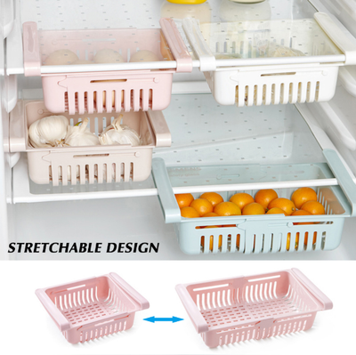 Kitchen Storage Refrigerator Partition Storage Rack