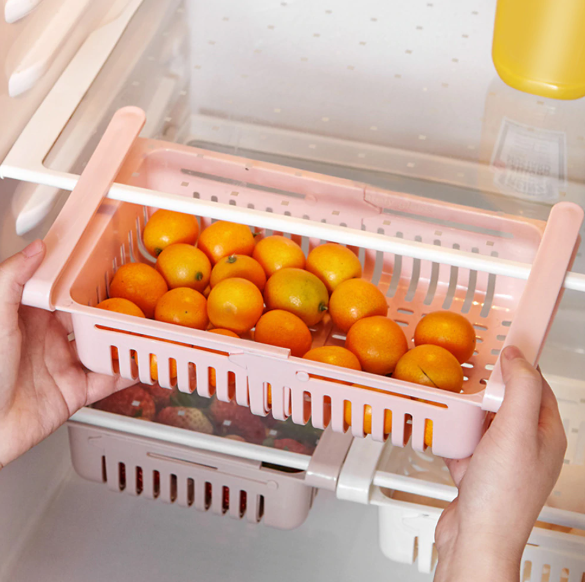 Kitchen Storage Refrigerator Partition Storage Rack