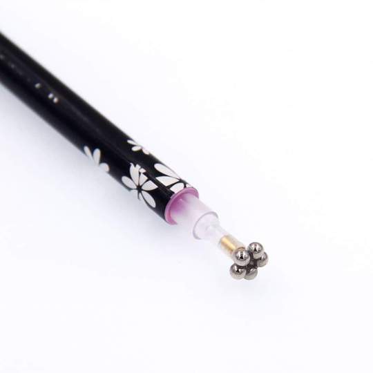 Nail Art Flower Cat Eye Magnet Pen