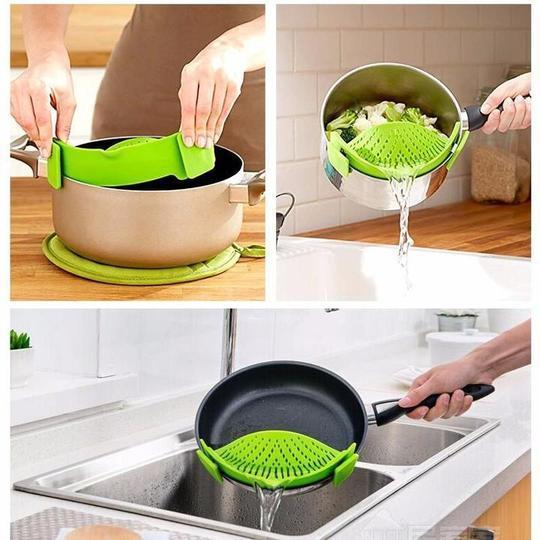 Universal Clip-on Pot Strainer