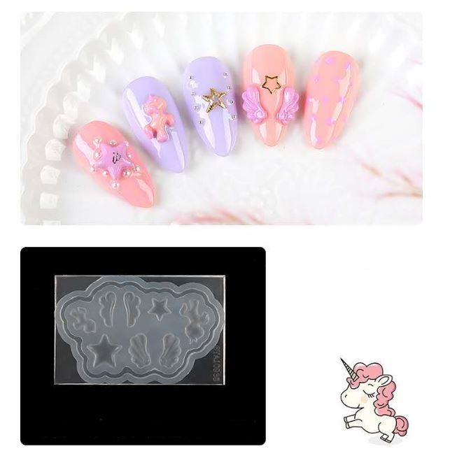 3D Nail Decal Mold
