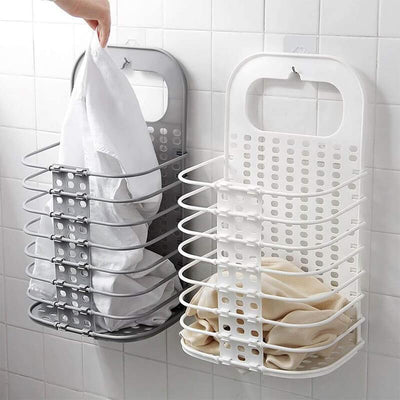 Wall Hanging Folding Hamper | Waterproof Clothes Storage Baskets