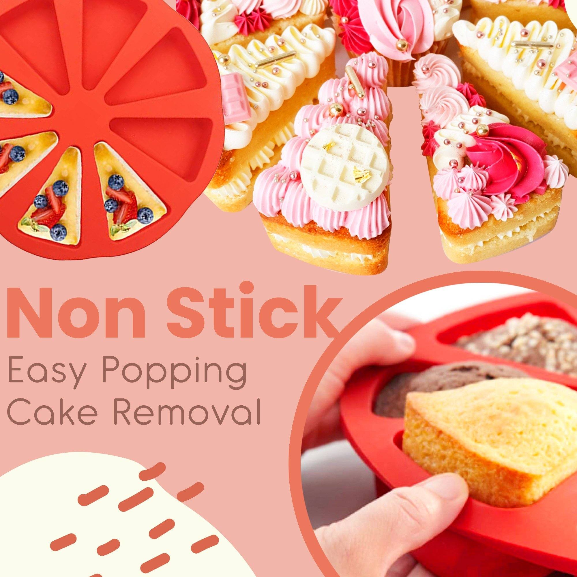 Fancy Triangle Silicone Cake Mold