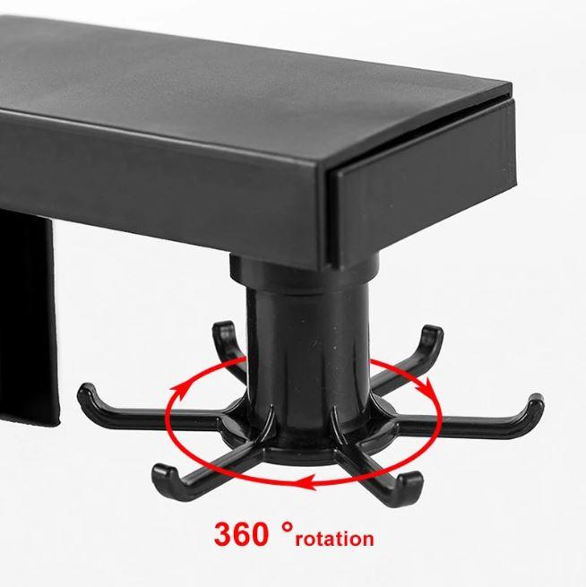 Nail-Free 360° Rotating Kitchen Cooking Utensil