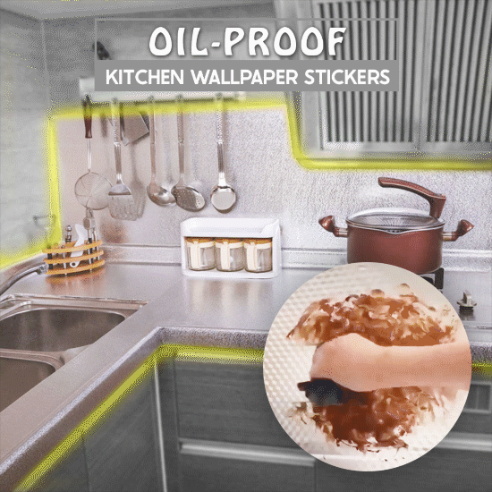 Oil-Proof Kitchen Wallpaper Stickers