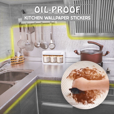 Oil-Proof Kitchen Wallpaper Stickers