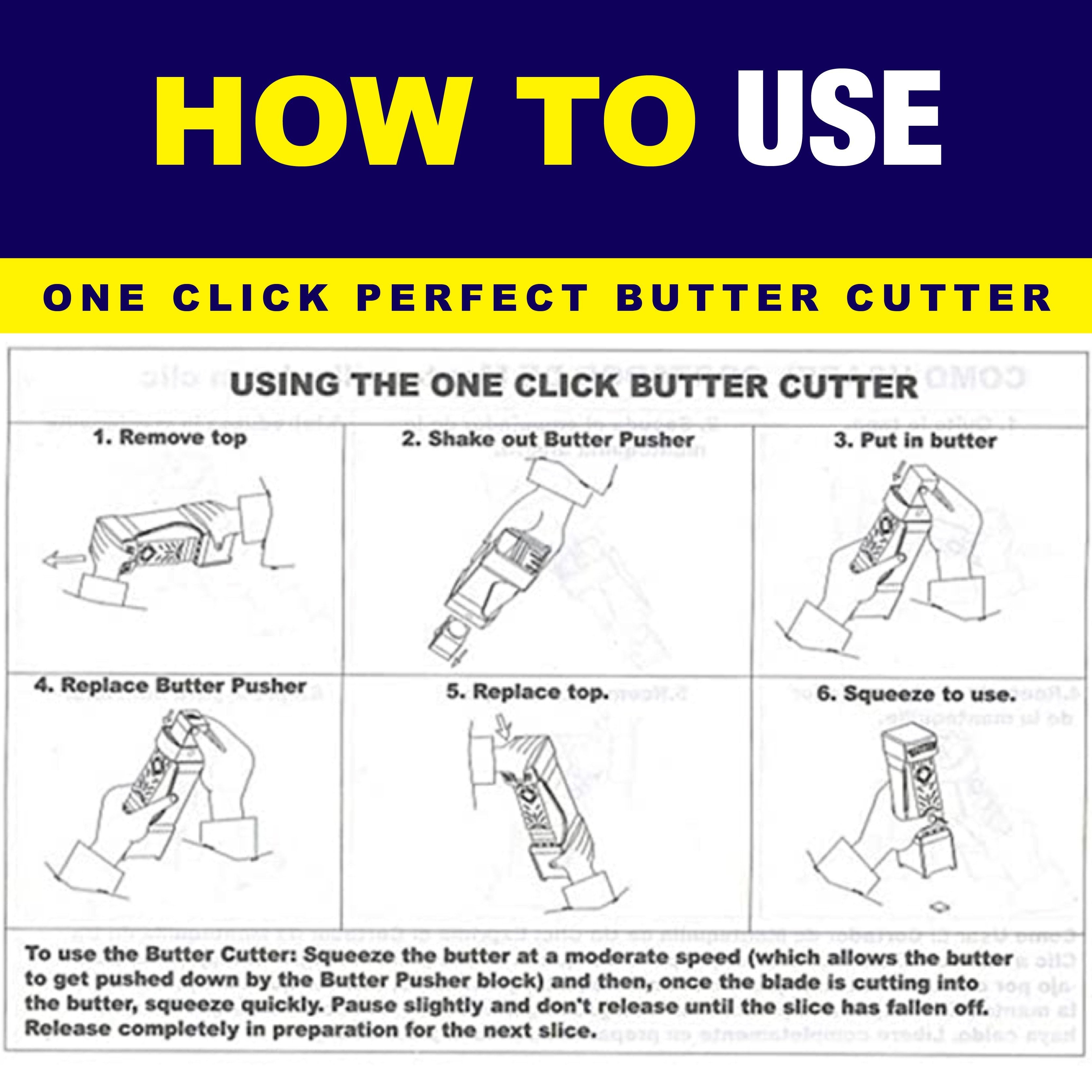 One Click Perfect Butter Cutter