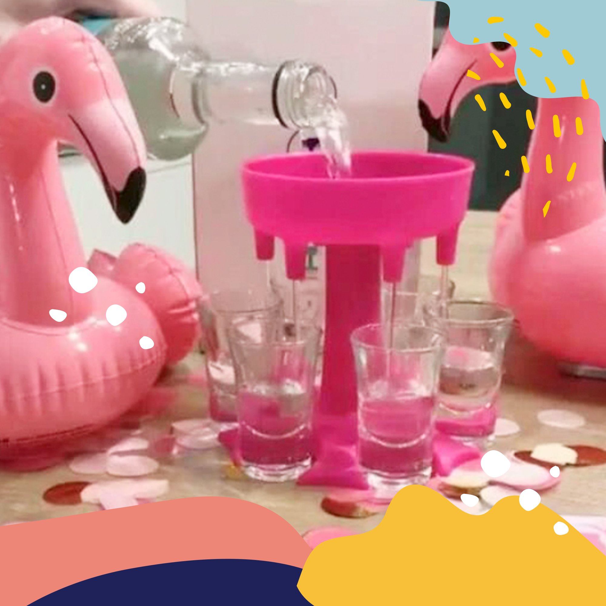 Party Tot Dispenser And Holder