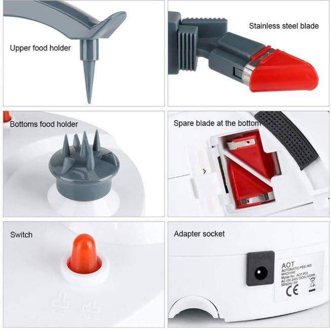 Stainless Steel Electric Fruit Peeler