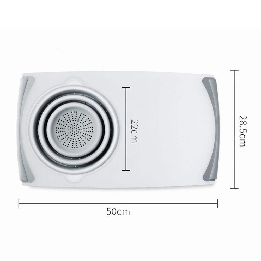 Multifunctional Ultimate 3 in 1 Cutting Board with Drain Basket